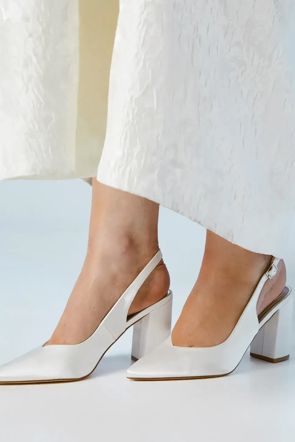 Dionne Bridal Satin High Heel Court Shoe