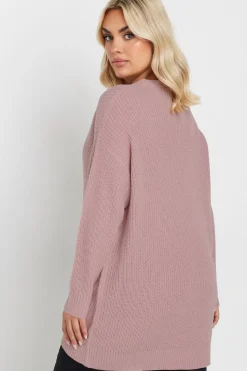 Dipped Hem Knitted Jumper