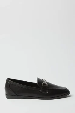 Dita Square Toe Snaffle Detail Loafers