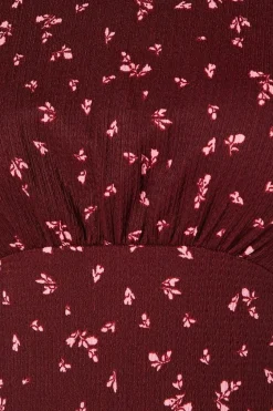 Ditsy Floral Frill Hem Mini Dress