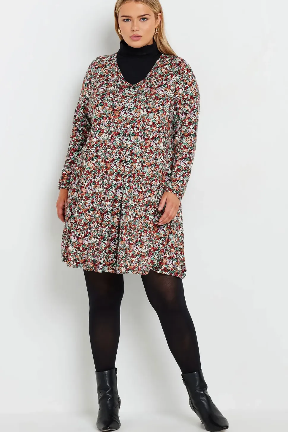 Ditsy Floral Mini Dress