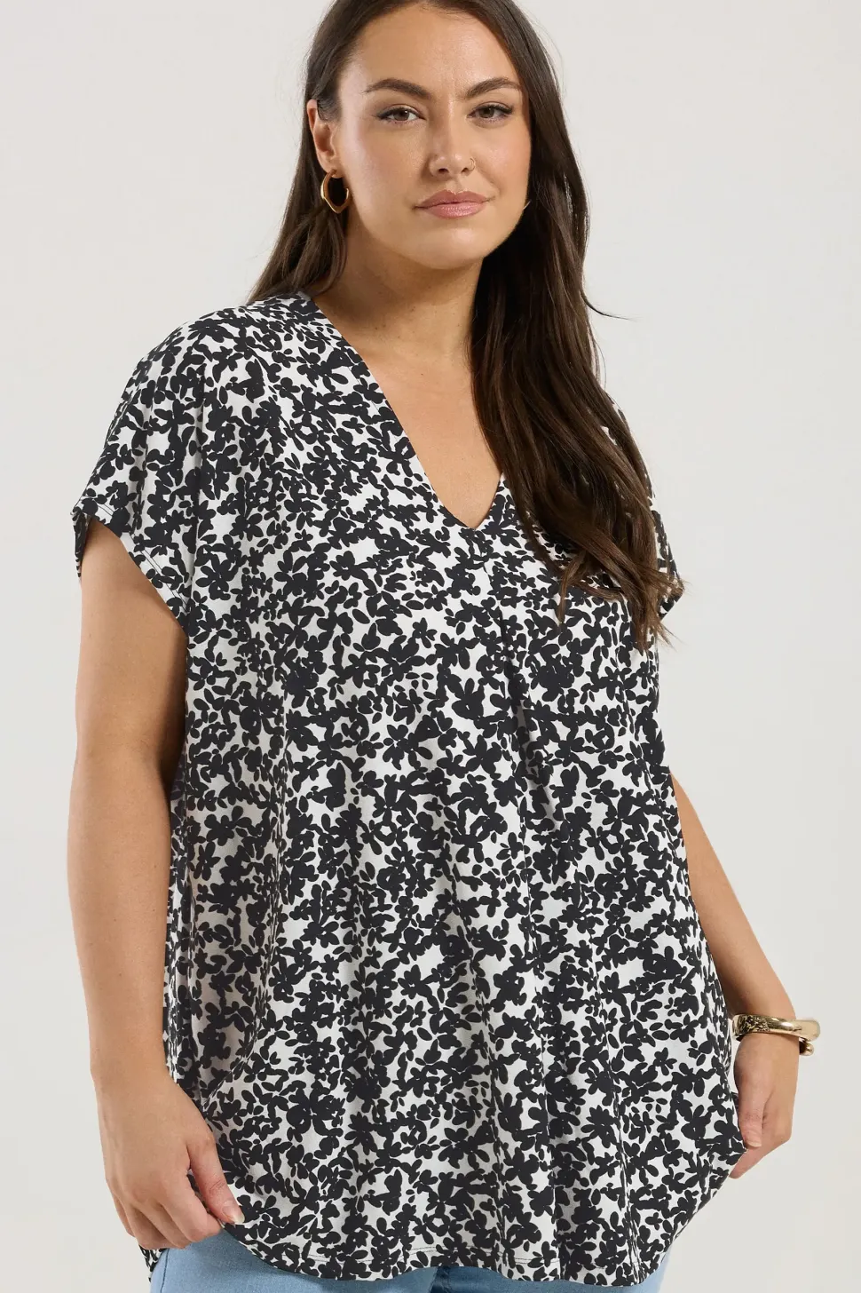 Ditsy Floral Print Blouse