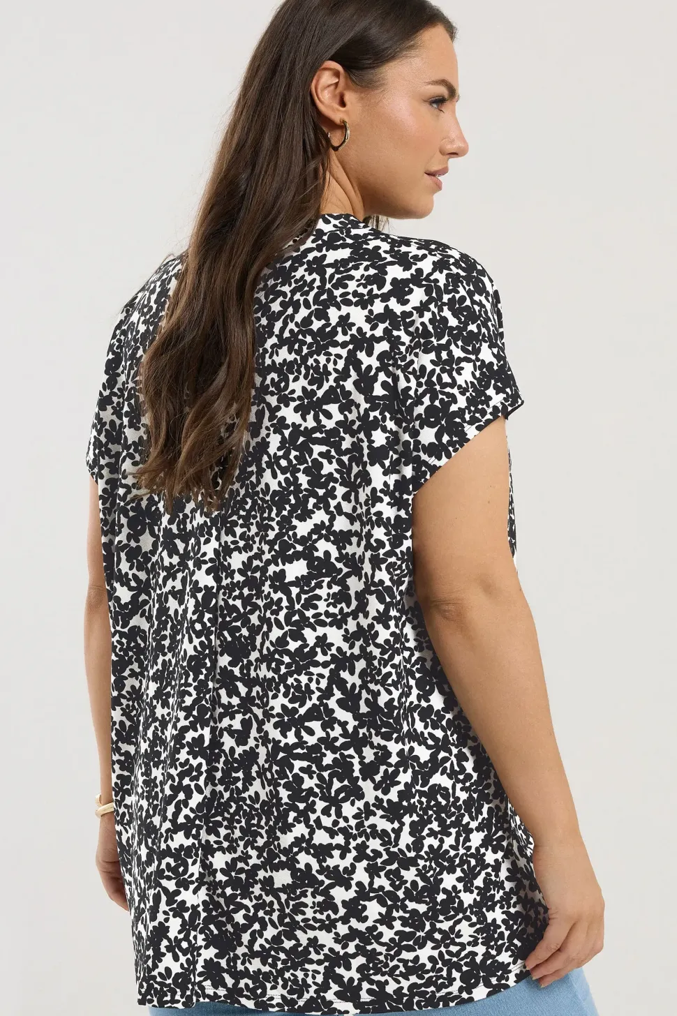 Ditsy Floral Print Blouse