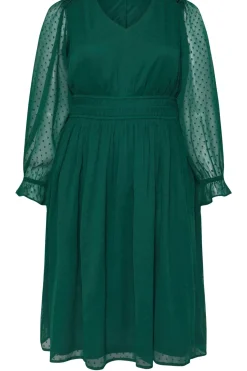 Dobby Midi Dress