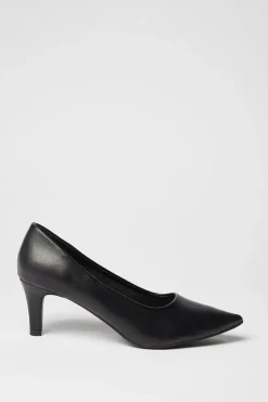 Dora Kitten Heel Court Shoes