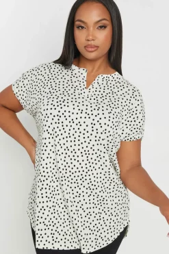 Dot Print Blouse