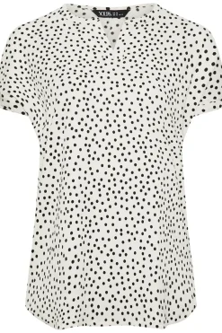 Dot Print Blouse