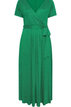 Dot Print Maxi Dress
