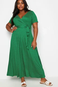 Dot Print Maxi Dress