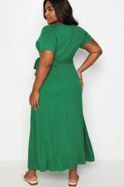 Dot Print Maxi Dress