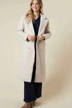 Double Breasted Collared Coat