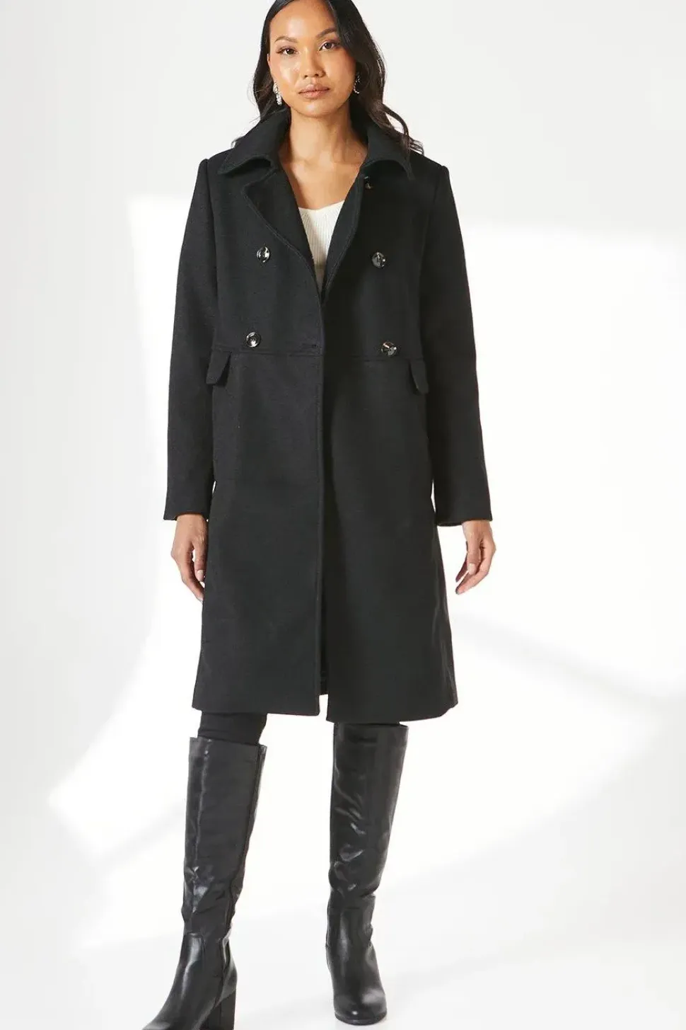 Double Breasted Dolly Coat