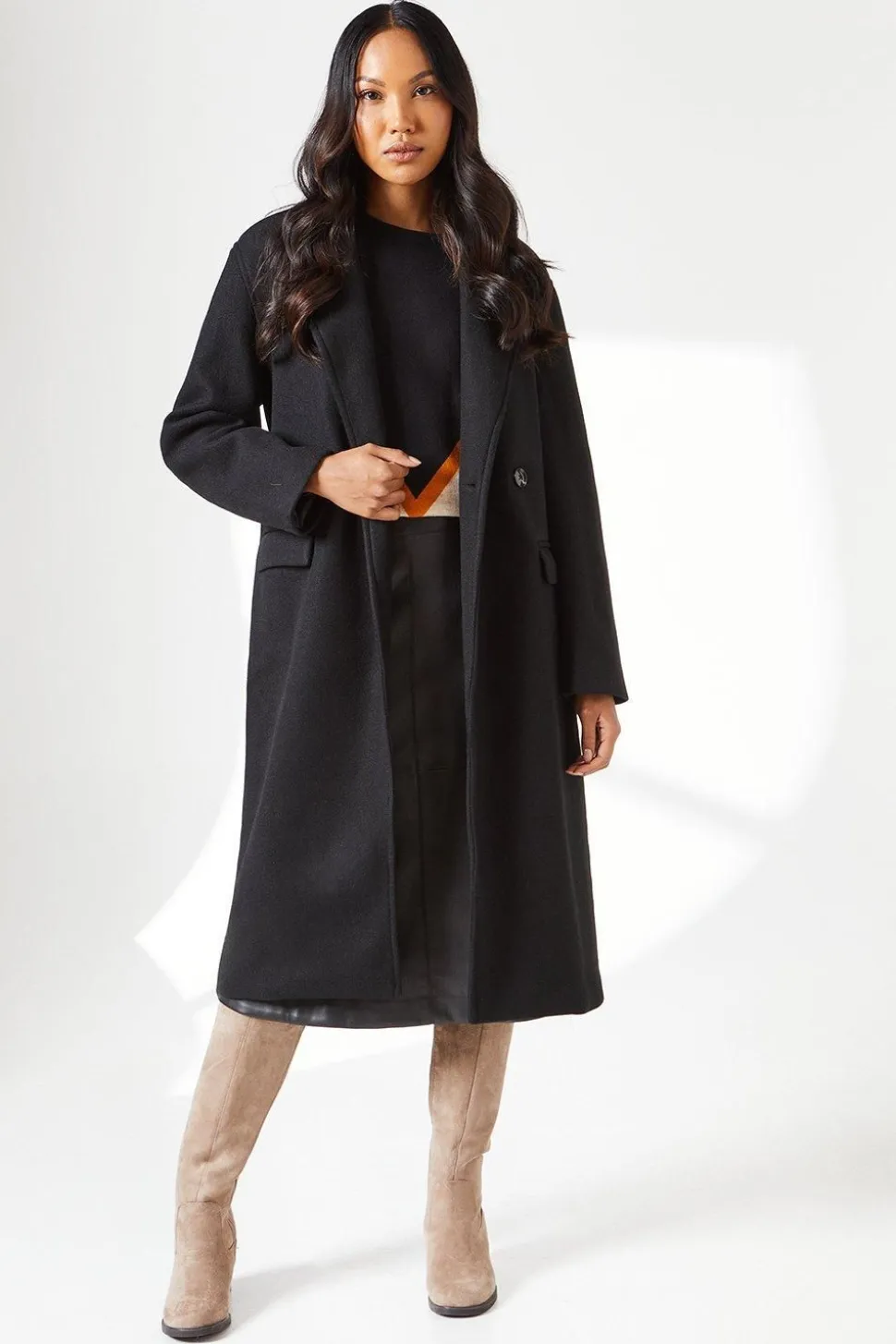 Double Breasted Maxi Coat