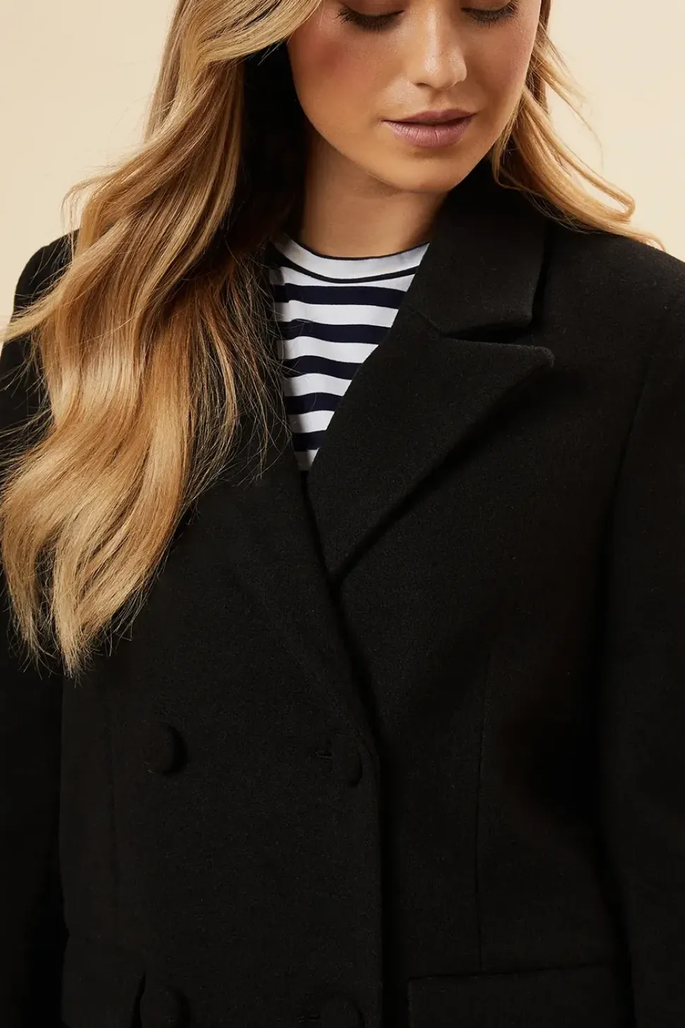 Double Breasted Midi Coat