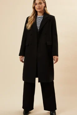 Double Breasted Midi Coat
