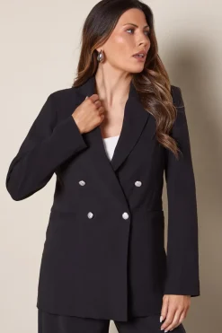 Double Breasted Military Blazer