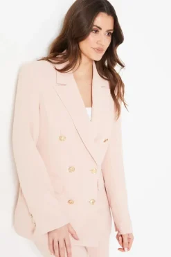 Double Breasted Military Blazer