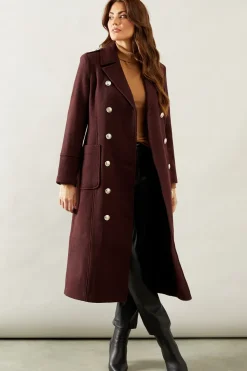 Double Breasted Military Coat