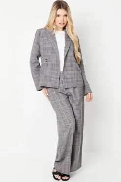 Double Breasted Short Blazer