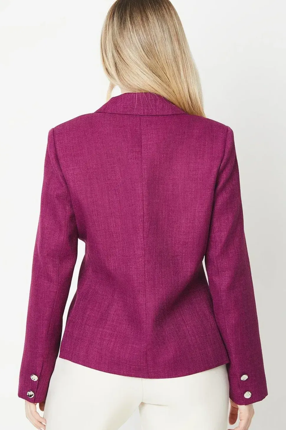 Double Breasted Short Blazer