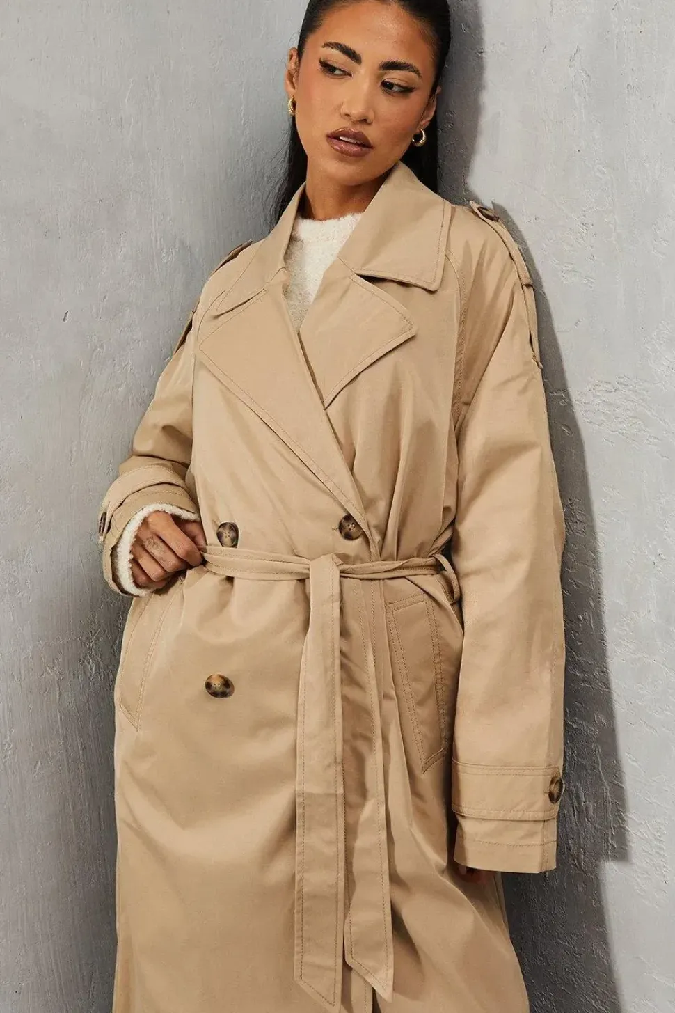 Double Breasted Trench Coat