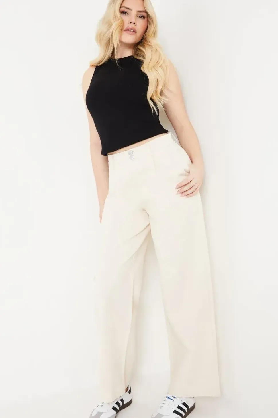 Double Button Front Trouser