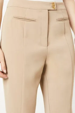 Double Button Tapered Trousers