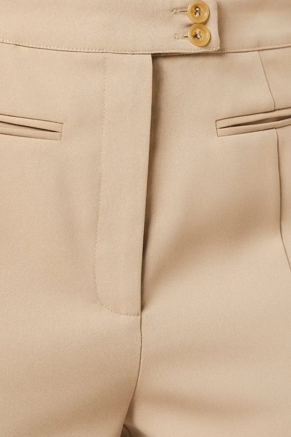 Double Button Tapered Trousers