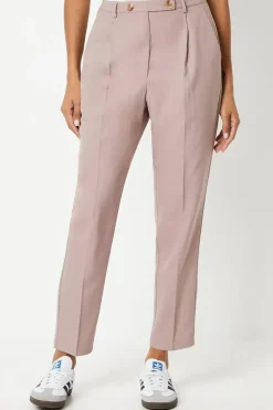 Double Button Tapered Trousers