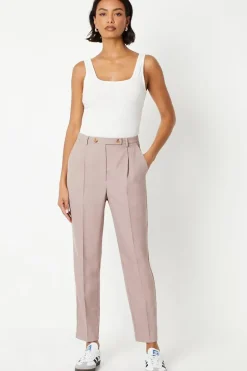 Double Button Tapered Trousers