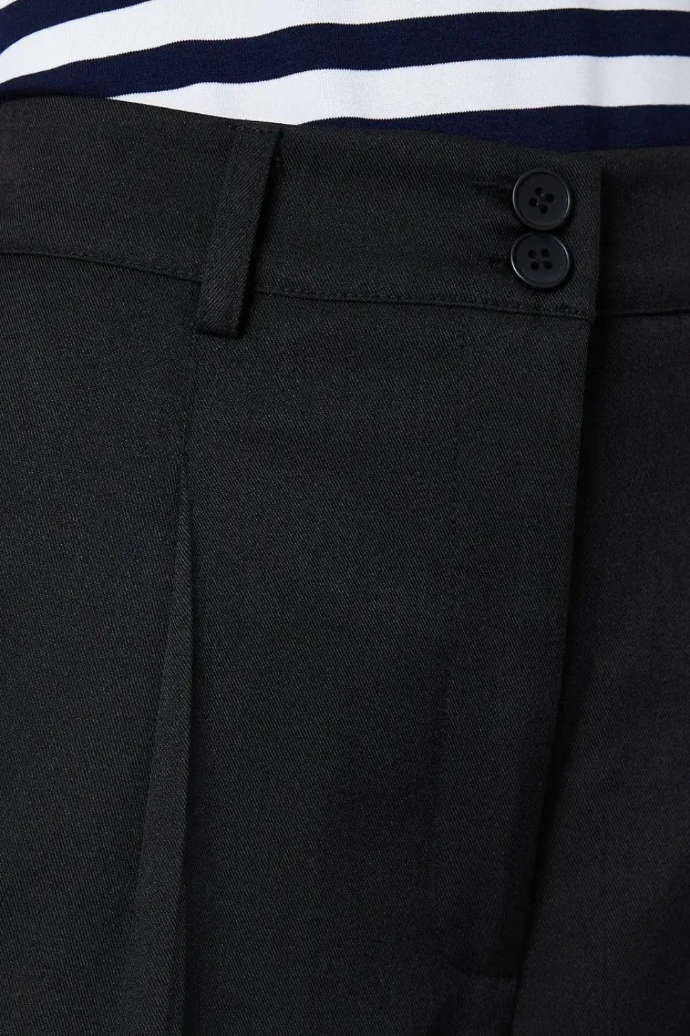 Double Button Turn Up Trousers
