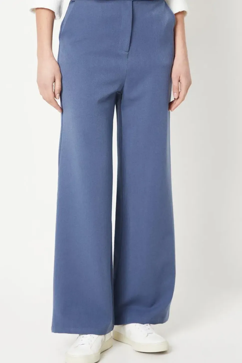 Double Button Waistband Trousers
