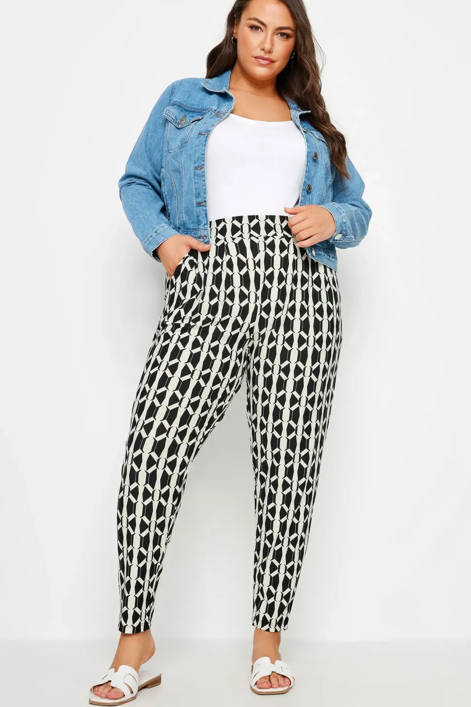Double Pleat Harem Trousers
