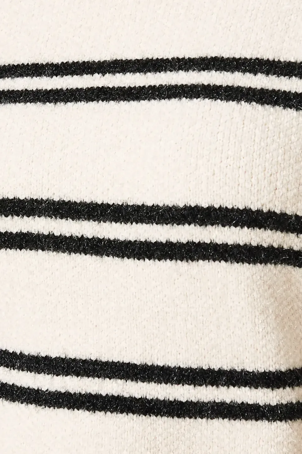 Double Stripe Roll Neck Jumper