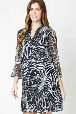 Double Tie Shift Dress