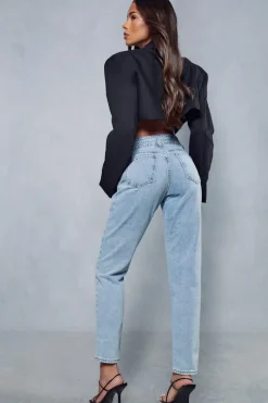 Double Waist Mom Jeans