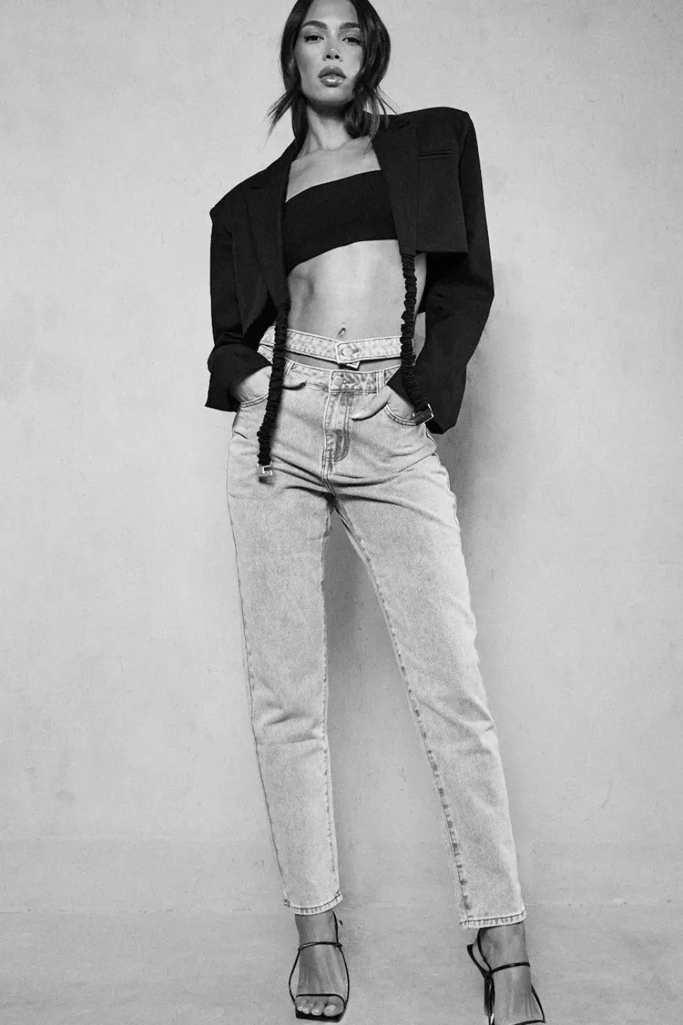 Double Waist Mom Jeans
