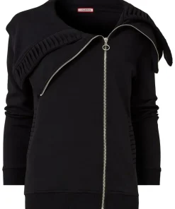 Dramatic Collar Jersey Top