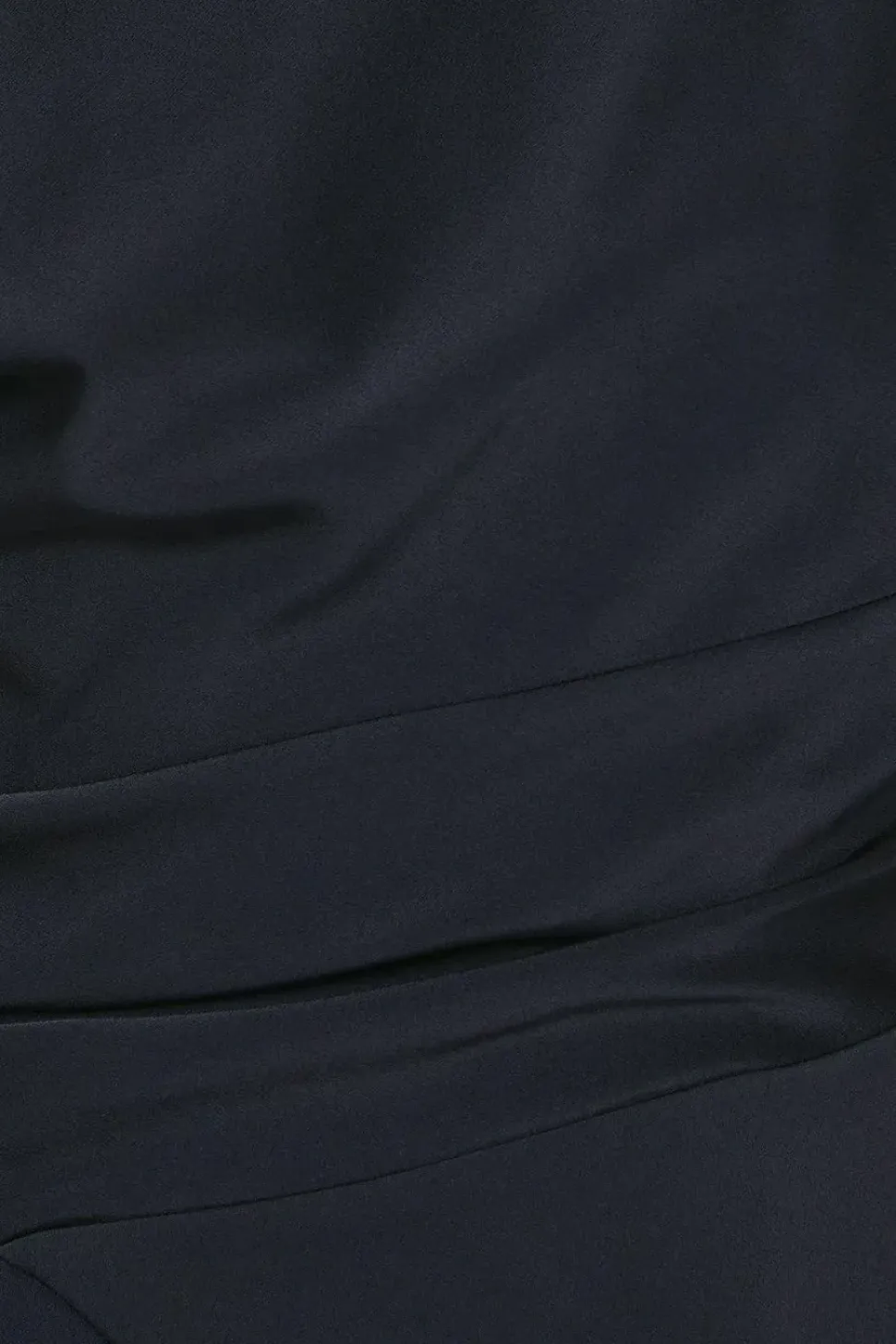 Draped Panelled One Shoulder Crepe Wedding Guest Dress