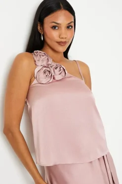 Drape Satin Wrap Skirt