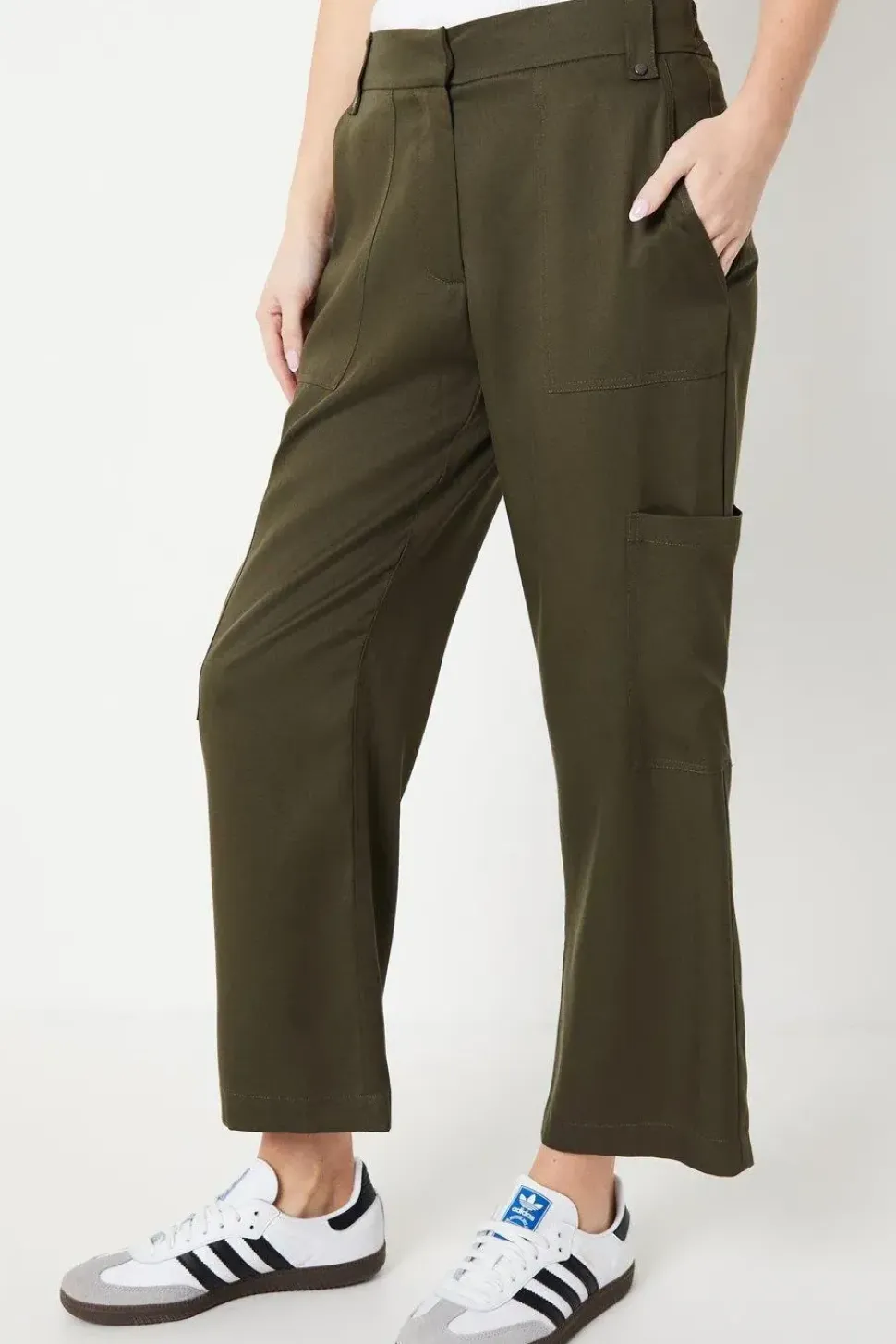 Drapey Pocket Detail Cargo Trouser