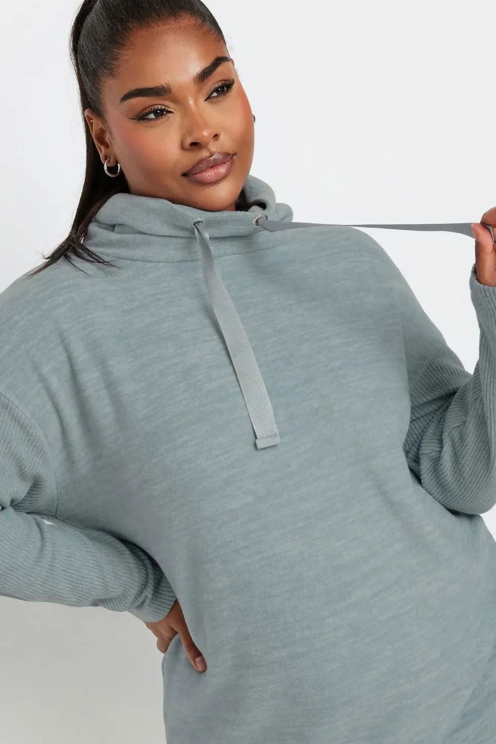 Drawstring Hoodie Dress