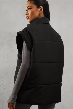 Drop Shoulder Padded Gilet