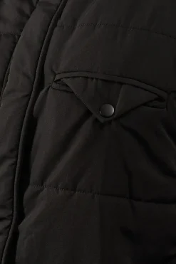 Drop Shoulder Padded Gilet