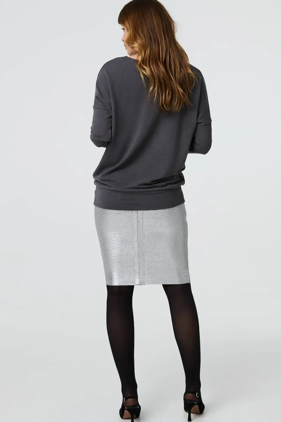 Drop Shoulder Relaxed Knit Top