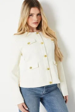 Edge To Edge Textured Jacket