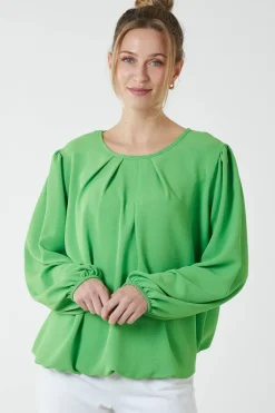 Elasticated Blouson Hem Blouse