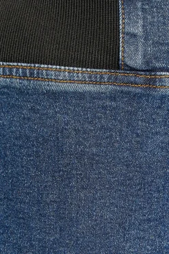 Elasticated Insert Split Hem Jeggings