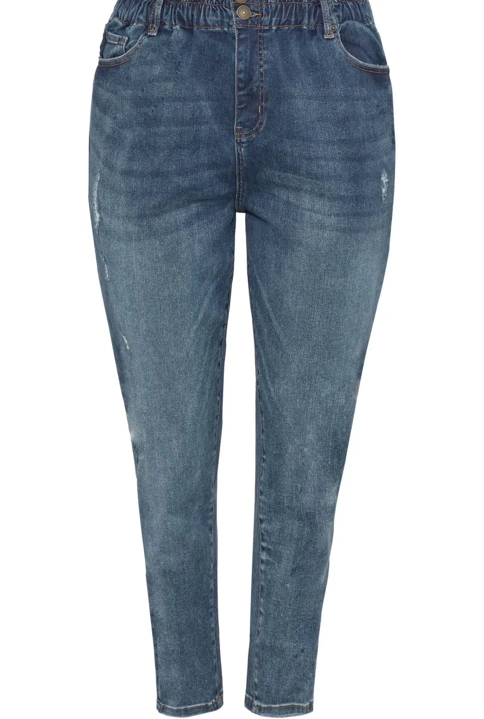 Elasticated Mom Jeans