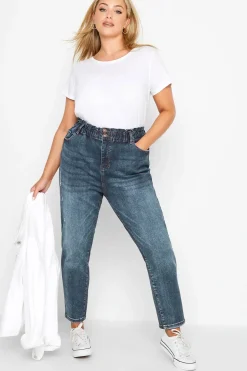 Elasticated Mom Jeans